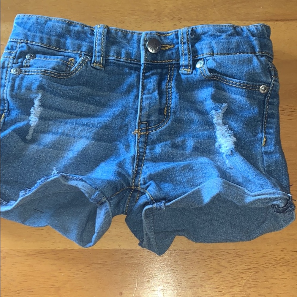 girls jean shorts